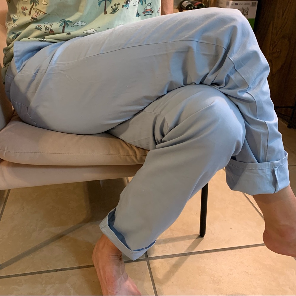 Threads for Thought Sustainable Apparel straight leg comfy chinos